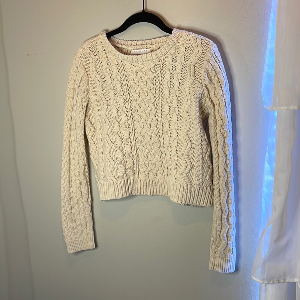Cream Kendall & Kylie Sweater